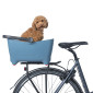 PANIER ARRIERE PLASTIC BASIL BUDDY BLEU POUR CHIEN (45x32x22) (LIVRE AVEC FIXATION ETAU PORTE BAGAGE) COMPATIBLE SYSTEME MIK 3700948311431
