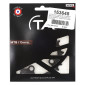 CHAINRING FOR MTB- 4 Arms- INNER FOR DOUBLE 26T.Ø 64 CHINOOK ALUMINIUM BLACK- TA FOR SHIMANO / SRAM / RACE FACE / FSA 10/11 SPEED-. 3662458000642