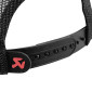 CASQUETTE AKRAPOVIC TYPE CAMIONNEUR GRIS FONCE/MAILLE NOIR (LOGO ROUGE) 3831126428112