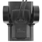 COMPTEUR / DISPLAY AVEC UNITE DE COMMANDE VAE BAFANG DP C18 UART POUR MOTEUR CENTRAL NOIR (SUPPORT 22,2/25 mm LONGUEUR CABLE 500 mm) 3667385002509