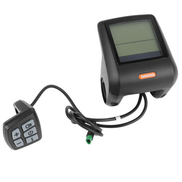 COMPTEUR / DISPLAY AVEC UNITE DE COMMANDE VAE BAFANG DP C07 CANBUS POUR MOTEUR CENTRAL M400, M420, M300 (SUPPORT 22,2/82/75/94 mm LONGUEUR CABLE 650 mm) 3667385002738