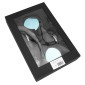 RETROVISEUR MOTO AVOC CHICAGO EMBOUT DE GUIDON ROND ALU CNC NOIR DIAM 76mm DIAM 13 et 17 mm REVERSIBLE (PAIRE) 3700948109694