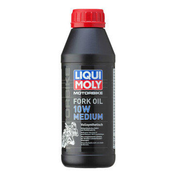 HUILE DE FOURCHE/SUSPENSION LIQUI MOLY 10W FORK OIL MEDIUM (500 ml) 100% SYNTHESE 4100420059520