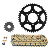 KIT CHAINE ADAPTABLE CF MOTO 650 MT 2012>2020 520 15x46 (DIAM COURONNE 80/104/10.50) (DEMULTIPLICATION ORIGINE) -AFAM- 5400598227097