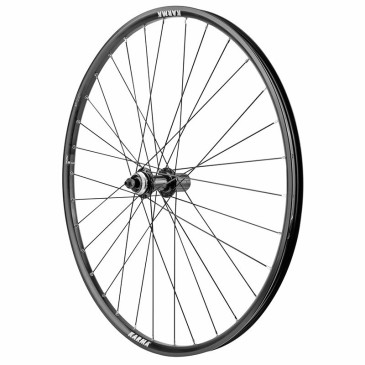 ROUE VTT DISQUE BLOCAGE 27.5" KARMA ARRIERE NOIR MOYEU SHIMANO QC400 CENTER LOCK CASSETTE TYPE SHIMANO 11/10/9V 32 RAYONS JANTE 21C 3660429047467