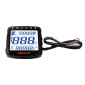 COMPTEUR KOSO DIGITAL MULTIFONCTIONS XR-01S (TOTALISATEUR KILOMETRIQUE/ TOTALISATEUR HEURES/ JAUGE ESSENCE/ HORLOGE/ VOLMETRE/ ALERTE VOLTAGE) 3700948099582