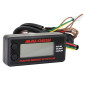 COMPTE TOURS DIGITAL MALOSSI RAPID SENSE SYTEM 0 A 15 000 TRS/MIN + THERMOMETRE POUR LE CIRCUIT DE REFROIDISSEMENT LIQUIDE -25°C A 250°C ET COMPTEUR D'HEURE 3700948138441