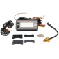 COMPTE TOURS DIGITAL MALOSSI RAPID SENSE SYTEM 0 A 15 000 TRS/MIN + THERMOMETRE POUR LE CIRCUIT DE REFROIDISSEMENT LIQUIDE -25°C A 250°C ET COMPTEUR D'HEURE 3700948138441