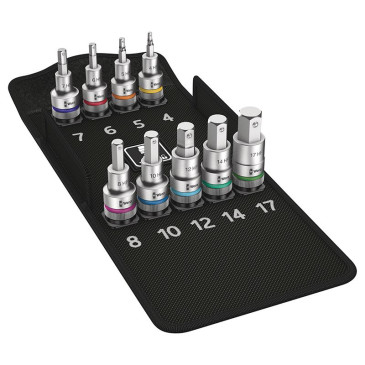 DOUILLE ALLEN/6 PANS WERA 8740 C HF ZYKLOP 1/2 (SET 9 PIECES) -MARQUE ALLEMANDE POUR LES ATELIERS- 4013288184283