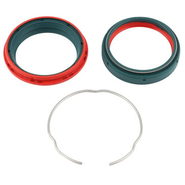 JOINT SPI ET CACHE POUSSIERE DE FOURCHE KYB 48 mm DUAL COMPOUND (DIAM SPI 48x58,10x8,50 mm) -SKF- 8050040149704