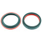 JOINT SPI ET CACHE POUSSIERE DE FOURCHE SHOWA 49 mm DUAL COMPOUND (DIAM SPI 49x60x10 mm) -SKF- 8050040149742