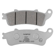 PLAQUETTE DE FREIN NISSIN POUR HONDA 250 FORZA 2000>2004 AV, 400 FJS SILVER WING 2006>2008 AV, 800 VFR 2006>2013 AR / KAWASAKI 650 EN VULCAN S 2015>2021 AV (2P-250NS) (SEMI METAL) 4044079100793