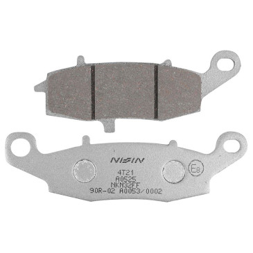 PLAQUETTE DE FREIN NISSIN POUR KAWASAKI 650 ER-6N 2006>, 650 VERSYS 2007>, 1100 ZEPHIR 1997>, VN 1500 AV / SUZUKI GSX 600 F, 650 V-STROM AV (2P-257NS) (SEMI METAL) 4044079100830