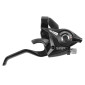 SHIFTERS-FOR ATB- SHIMANO STEF51 3x8 SPEED- -SILVER- (FOR V-BRAKE) (PAIR) "2 FINGER" 3667385000710