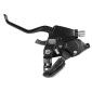 SHIFTERS-FOR ATB- SHIMANO STEF51 3x8 SPEED- -SILVER- (FOR V-BRAKE) (PAIR) "2 FINGER" 3667385000710