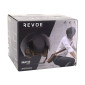 URBAN ADULT HELMET - REVOE KARM - MATT BLACK - Euro 59-60 Adjustable visor, removable ear protections (IN BOX) COMPATIBLE EBIKE/ESCOOTER - APPROVED EN1078+A11 3760328174476