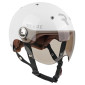 CASQUE VELO ADULTE REVOE PREMIUM URBAIN/CITY BLANC SKY TAILLE 55-56 VISIERE REGLABLE, PROTECTION OREILLE AMOVIBLE (VENDU EN BOITE) COMPATIBLE EBIKE ET TROTTINETTE - HOMOLOGATION EN1078+A1 3707211741865