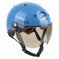 CASQUE VELO ADULTE REVOE PREMIUM URBAIN/CITY BLEU PETROL TAILLE 57-58 VISIERE REGLABLE, PROTECTION OREILLE AMOVIBLE (VENDU EN BOITE) COMPATIBLE EBIKE ET TROTTINETTE - HOMOLOGATION EN1078+A1 3707211775211