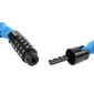 ANTITHEFT FOR BICYCLE - COMBINATION CHAIN LOCK AXA RIGID Ø 3.5mm L1.20M BLUE- Security level 7/15 8713249232348