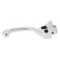BRAKE LEVER FOR YAMAHA 125 YZ LC 2001>2007, 250 WR F 2001>2017, 450 WR F 2003>2013 / SUZUKI 450 RMX Z 2010>2017 / KAWASAKI 250 KX F 2004>2011 RIGHT SILVER (OE 1C3839225100) -SELECTION P2R- 1841221300001