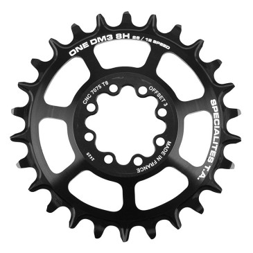 PLATEAU VTT DIRECT MOUNT POUR SRAM GX / XX1 / X01 TA ONE DM3 8H 26DTS 11/12V. NOIR (transmIssion BOOST DEPORT 3mm) 3662458018661