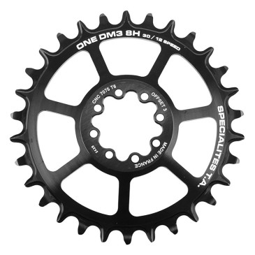 PLATEAU VTT DIRECT MOUNT POUR SRAM GX / XX1 / X01 TA ONE DM3 8H 30DTS 11/12V. NOIR (transmIssion BOOST DEPORT 3mm) 3662458018685