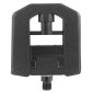 PEDALE CITY ERGOTEC PLIANTE ALU/RESINE NOIR 9/16 (PAIRE SUR CARTE) 100x102mm 4016538120826
