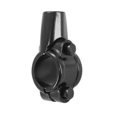 MIRROR CLAMP MOUNT - VICMA M10/125 LEFT THREAD - ALUMINIUM BLACK. 8430525092921