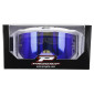 MASQUE/LUNETTES CROSS PROGRIP 3300 FL VISION GO MULTILAYERED BLANC MAT ECRAN MIROIR ARGENT ANTI-RAYURES/ANTI U.V./ANTI-BUEE (HOMOLOGUE CE-EN-N° AC-96025 REV.2) 0801766036117