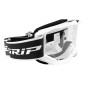 MASQUE/LUNETTES CROSS PROGRIP 3300 TR VISION GO BLANC MAT ECRAN TRANSPARENT ANTI-RAYURES/ANTI U.V./ANTI-BUEE (HOMOLOGUE CE-EN-N° AC-96025 REV.2) 0801766036278