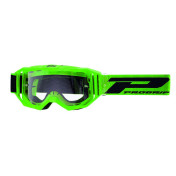 MASQUE/LUNETTES CROSS PROGRIP 3300 TR VISION GO VERT MAT ECRAN TRANSPARENT ANTI-RAYURES/ANTI U.V./ANTI-BUEE (HOMOLOGUE CE-EN-N° AC-96025 REV.2) 0801766036377