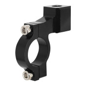 MIRROR CLAMP MOUNT REPLAY ALUMINIUM - BLACK - RIGHT THREADED Ø8 3700948033135
