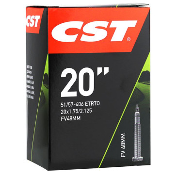 CHAMBRE A AIR VELO 20 x 1.75-2.125 CST VALVE PRESTA 48 mm 6933882563803