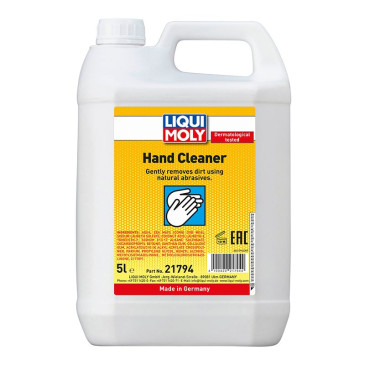 SAVON/NETTOYANT MAINS LIQUI MOLY HAND CLEANER (BIDON 5 L) -TESTE DERMATOLOGIQUEMENT- 4100420217944