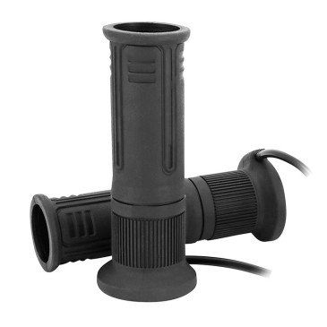 POIGNEE CHAUFFANTE KOSO HG 13 (LONG 120 mm) AVEC INTERRUPTEUR AU POUCE (DIAM 22, 25 mm)