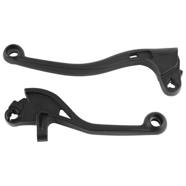 LEVIER DE FREIN/EMBRAYAGE MOTO OFF ROAD INCASSABLE APT YAMAHA 125-250 YZ 2009>, 125 YZ X 2020>, 450 YZ F 2009>, 450 YZ FX 2015> NOIR (PAIRE) -POLISPORT- 5604415161827