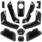 CARROSSERIE/CARENAGE SCOOT ADAPTABLE NIU N-SERIES, N1S, NQI NOIR BRILLANT (KIT 10 PIECES) -P2R- 3700948298114