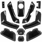 CARROSSERIE/CARENAGE SCOOT ADAPTABLE NIU N-SERIES, N1S NOIR BRILLANT (KIT 10 PIECES) -P2R- 3700948298114