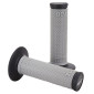 GRIP- PROGRIP OFF ROAD 708 TRIPLE DENSITY GREY/BLACK 115mm ( LOCK ON) (SUPPLIED WITH 5 DIFFERENT THROTTLE CAMS) (PAIR) (CROSS/MX) 0801766091345