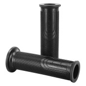REVETEMENT POIGNEE DOMINO MOTO ON ROAD 6274 STYLE NOIR OPEN END 120mm (PAIRE) 8033900010444