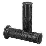 REVETEMENT POIGNEE DOMINO MOTO ON ROAD 6272 STYLE NOIR CLOSED END 120mm (PAIRE) 8033900010383