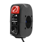 HANDLEBAR SWITCH (RIGHT) FOR MOTORBIKE - DOMINO UNIVERSAL - WITH BLACK WIRE lg 1M ( START/STOP) 8033900032453