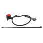 IGNITION SWITCH OFF - DOMINO UNIVERSAL - Right with wire Lg 430 mm - Start / Stop functions 8033900035829