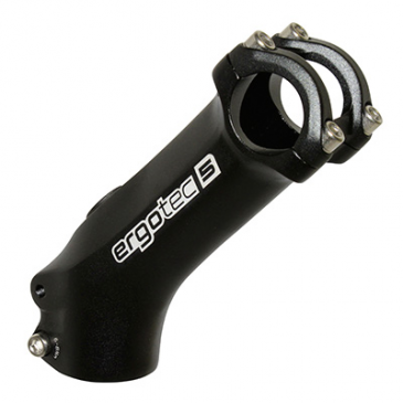 STEM FOR MTB/URBAN/TREKKING- ERGOTEC HIGH CHARISMA ANGLE 45° -ALUMINIUM- BLACK Ø25,4 L110mm (APPROVED LEVEL 5) For fork 1"1/8 4016538022502