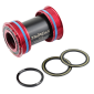 CUVETTE INTEGRE BOITIER FILETE ROUTE TRIPEAK 3en1 CERAMIQUE BOITE DE 86mm DIAM DE 47mm POUR AXE 24mm, 28.99mm, 30mm (COMPATIBLE SRAM DUB, ROTOR 3D, SHIMANO, COLNAGO, TREK, SEKA) -CUVETTE ROUGE- 470243293904