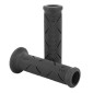 GRIP- PROGRIP ON ROAD 717 SINGLE DENSITY OPEN END BLACK 122mm (PAIR) (ROAD BIKE) 0801766084545