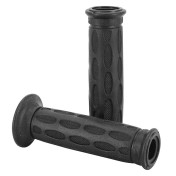 GRIP- PROGRIP ON ROAD 713 SINGLE DENSITY BLACK 125mm OPEN END (PAIR) (ROAD BIKE) 0801766085702