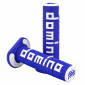 GRIP- DOMINO ORIGINAL- OFF ROAD A360 BLUE/WHITE (120 mm) (PAIR) --- 8033900011458