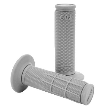 REVETEMENT POIGNEE PROGRIP MOTO OFF ROAD 709 SIMPLE DENSITE DIAMOND WAFFLE GRIS CLOSED END 115mm (AVEC LOCK ON - LIVRER AVEC 7 EMBOUTS 2T ou 4T) (CROSS/MX) (PAIRE) 0801766094131