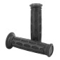 REVETEMENT POIGNEE PROGRIP MOTO ON ROAD 713 SIMPLE DENSITE NOIR CLOSED END 125mm (PAIRE) 0801766020314